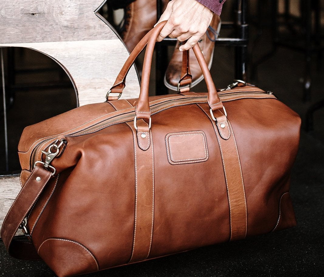 Light Brown Weekender Bag